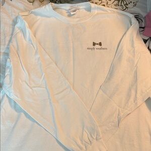 Simply Southern Cream Long Sleeve Tee